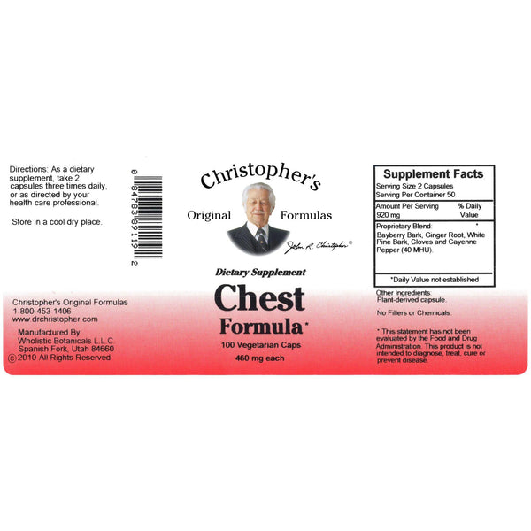 Chest Formula - 100 VegCap