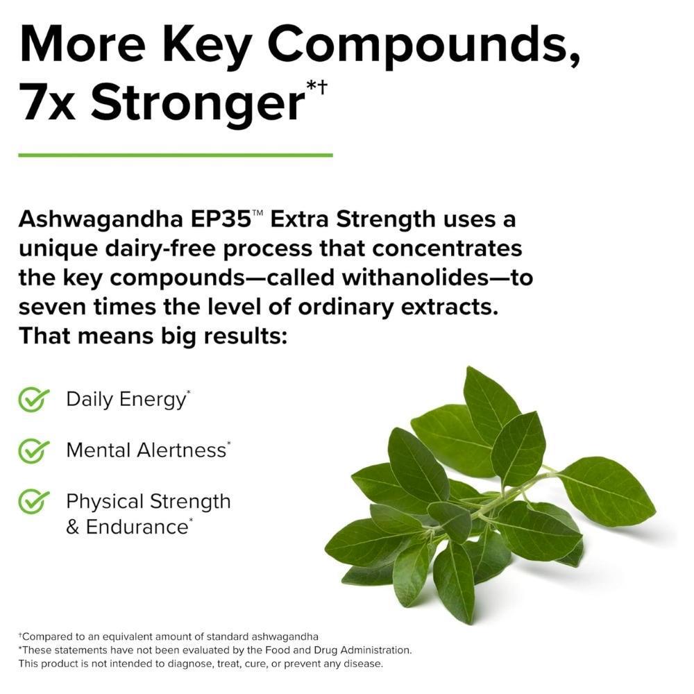 Ashwagandha EP35 Extra Strength - 60 Capsules