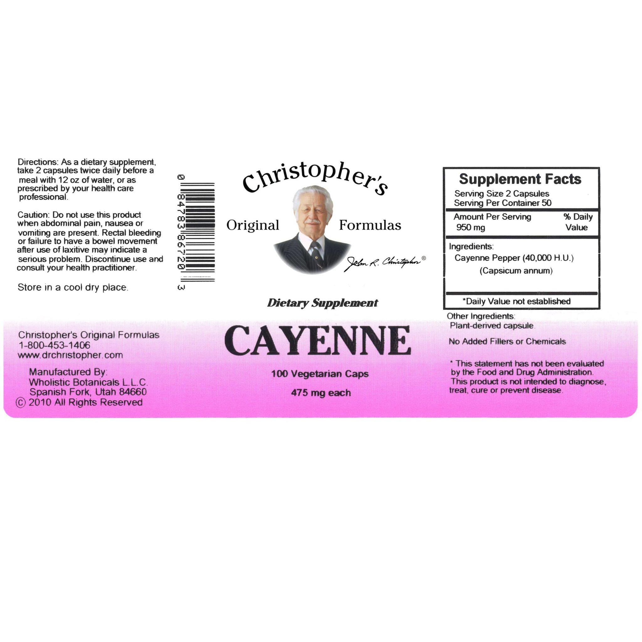 Cayenne - 100 VegCap