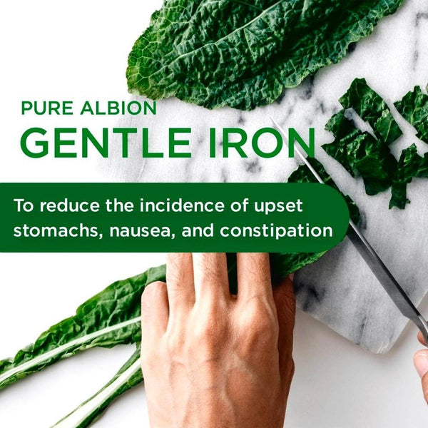 Gentle Iron (Pure Albion Chelated) - 25 mg - 120 Capsules