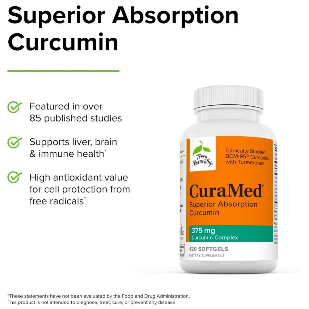 CuraMed 375 mg - 120 Softgels