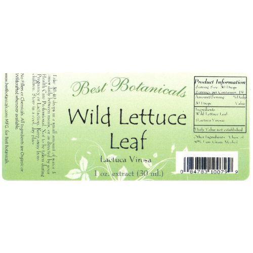 Wild Lettuce Leaf Extract 1 oz