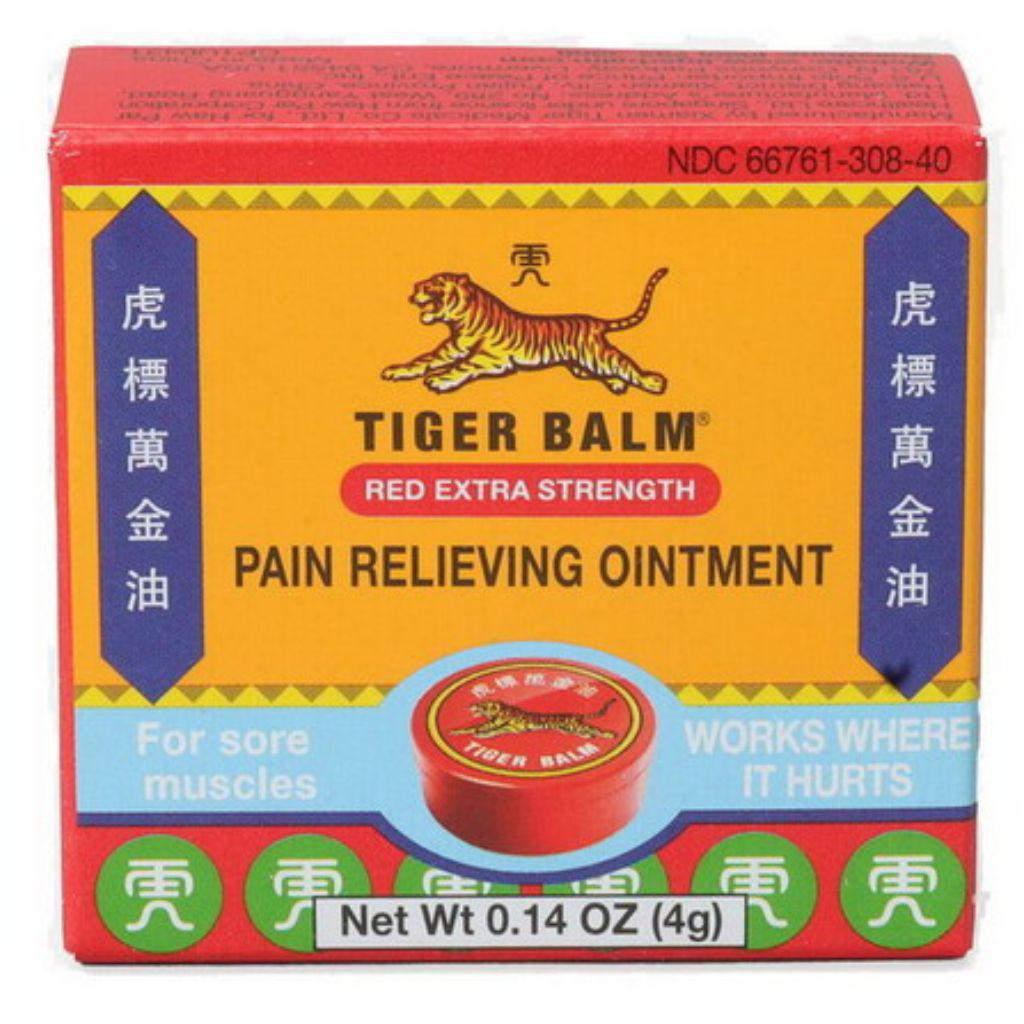 Tiger Balm Red Extra Strength Pain Relieving Ointment - .14 oz