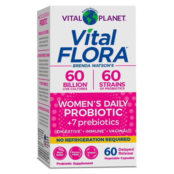 Vital Flora 60/60 Women's Daily Probiotic SS - 60 Delayed Release VegCaps
