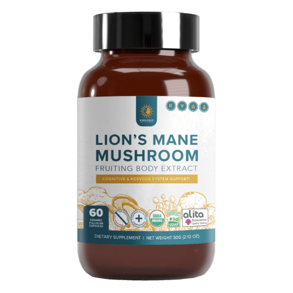 Lion's Mane Mushroom Capsules 60 ct