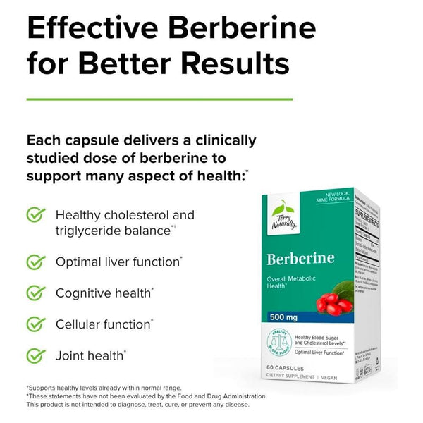 Berberine Overall Metabolic Support - 60 Capsules