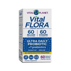 Vital Flora 60/60 Ultra Daily Probiotic - 60 Delayed Release VegCaps