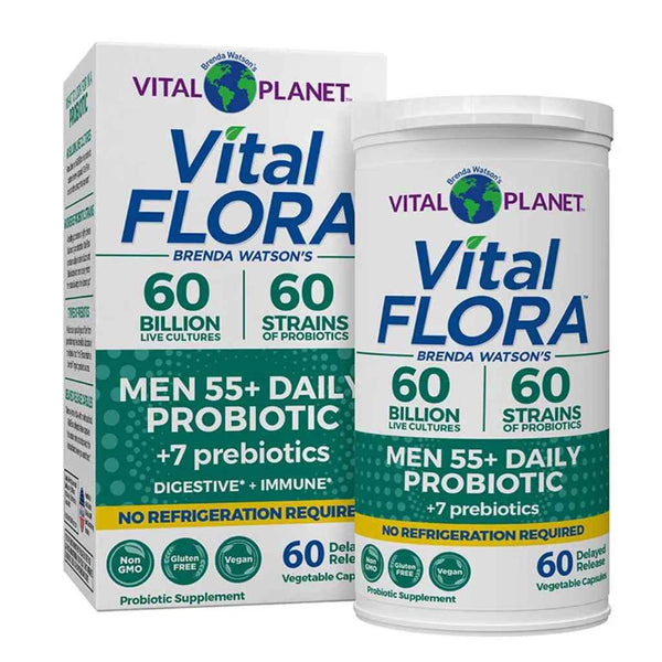 Vital Flora Men’s 55+ Daily Probiotic - 60 VegCaps