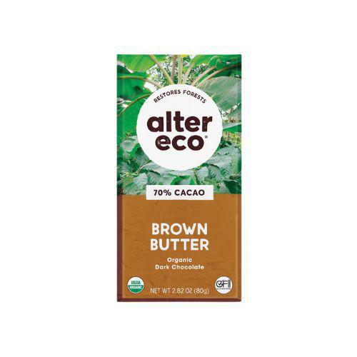 Alter Eco 70% Cacao Bar Brown Butter 2.82 oz