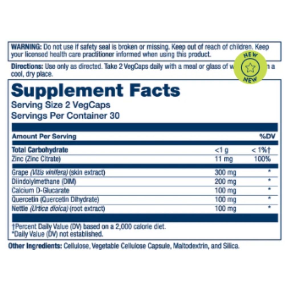 Solaray DIM Complex – Men's Hormone Balance 60 VegCaps
