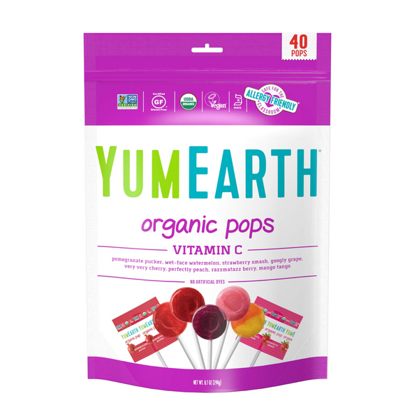 YumEarth Organic Pops Vitamin C 8.7 oz