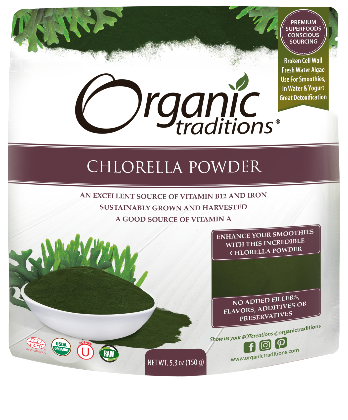 Chlorella Powder - 5.3 oz