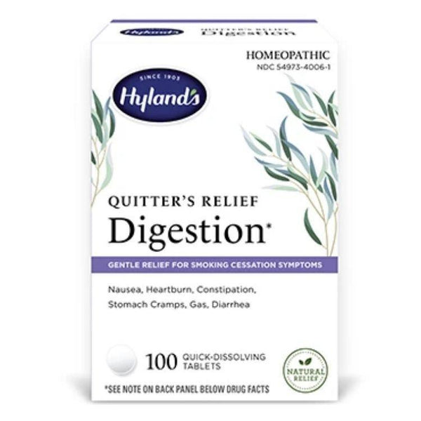 Hylands Quitter's Relief, Digestion-100 quick-dissolving tabs