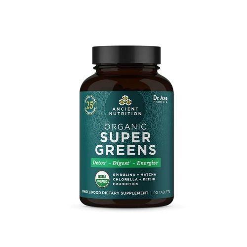 Organic Super Greens - 90 Tablets