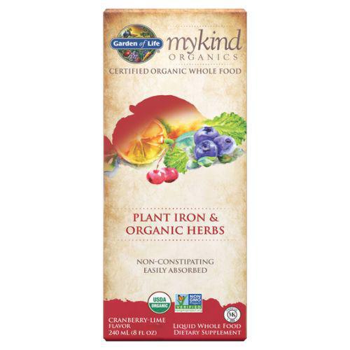 mykind Plant Iron & Organic Herbs Cherry Lime - 8 fl oz