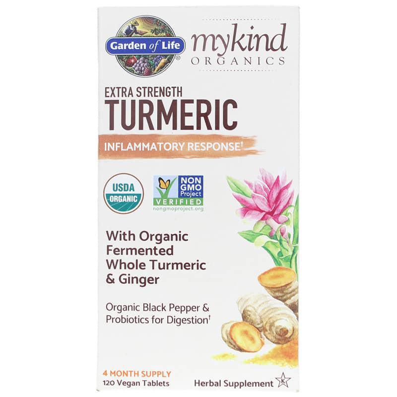 mykind Turmeric Extra Strength Inflammatory Response - 120 Capsules
