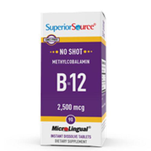 No Shot Methylcobalamin B12 2500 mcg - 90 Tablets