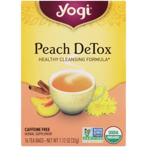 Yogi Tea Peach DeTox 16 ct