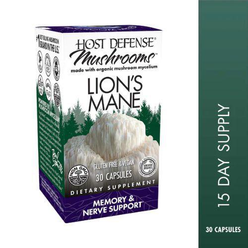 Lion's Mane Memory & Nerve Support - 30 Capsules