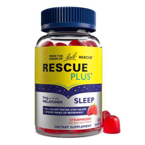 Bach Rescue Plus Sleep Strawberry Gummies - 60 Gummies
