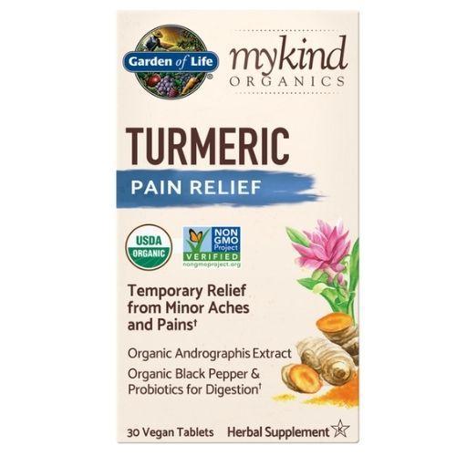 mykind Organics Turmeric Pain Relief - 30 Tablets