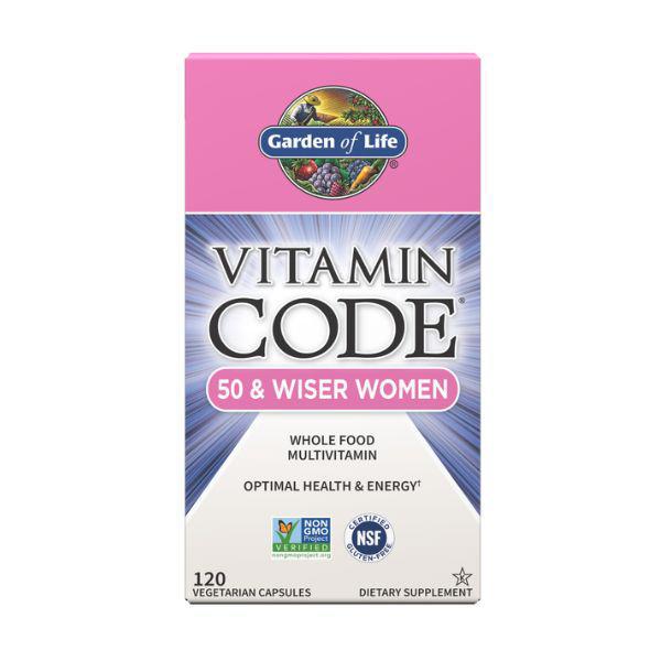 Vitamin Code 50 & Wiser Women-120 ct