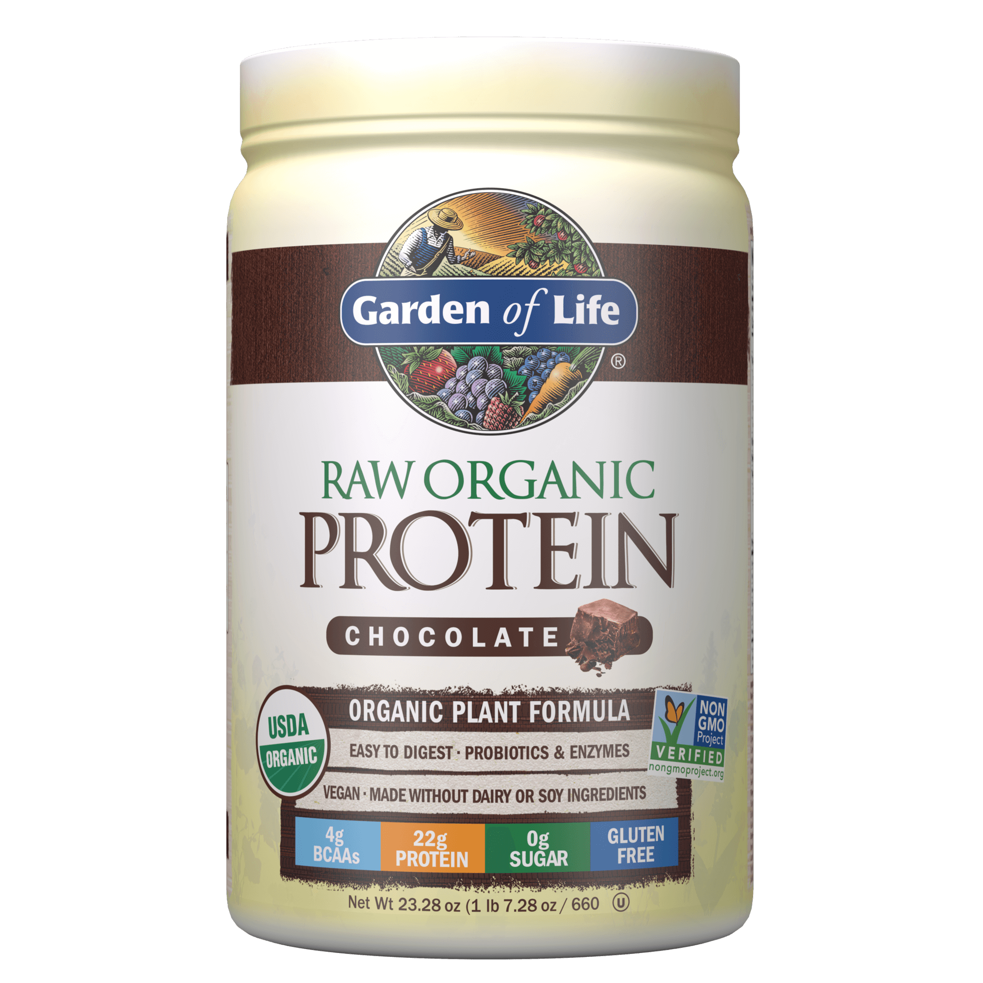 Raw Protein Powder Chocolate - 23.28 oz