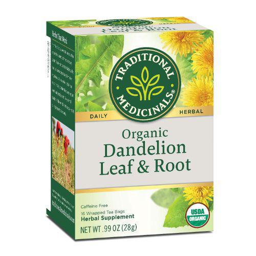Traditional Medicinals, Dandelion Leaf & Root Tea, 16 ct