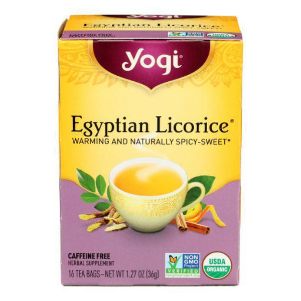Yogi Tea, Egyptian Licorice, 16 ct