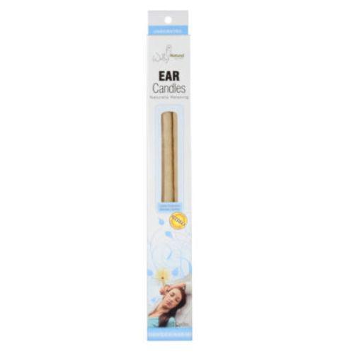 Wally's Beeswax Ear Candles, unscented- 2 Candles