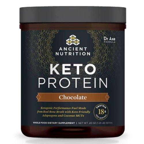 Z Ancient Nutrition Keto Protein Powder Chocolate 19 oz