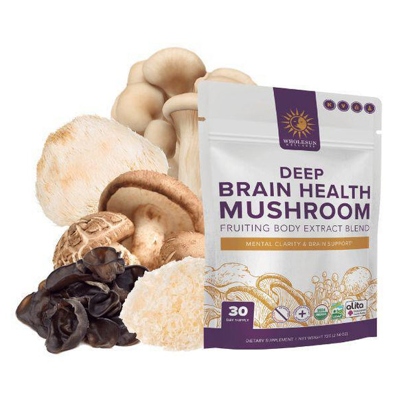 Deep Brain Health Mushroom Powder - 30 Servings