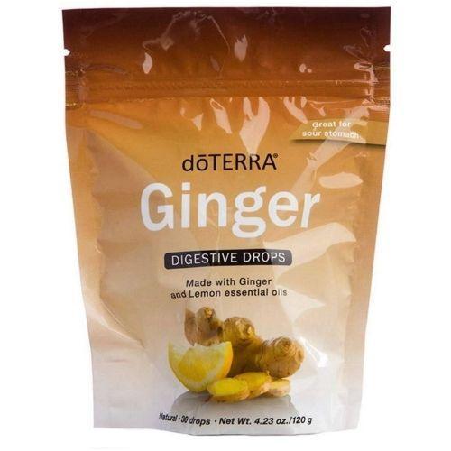 Ginger & Lemon Digestive Drops, 30 ct