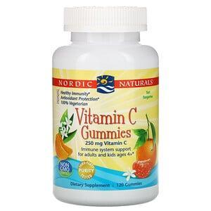 Vitamin C Gummies Tart Tangerine 250 mg 120 ct
