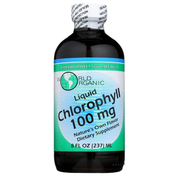 World Organic Liquid Chlorophyll 100 mg 8 oz
