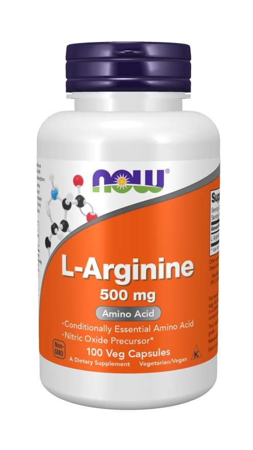 L-Arginine - 500mg - 100 Veg Capsules