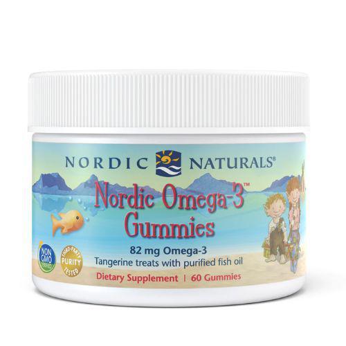 Nordic Omega-3 Gummies Tangerine 60 ct