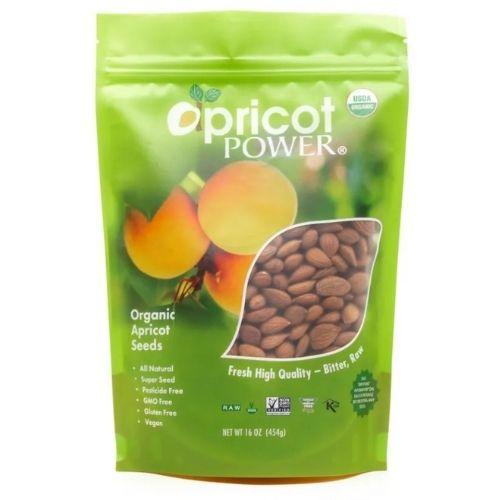 Apricot Power, Organic Apricot Seeds-16 oz