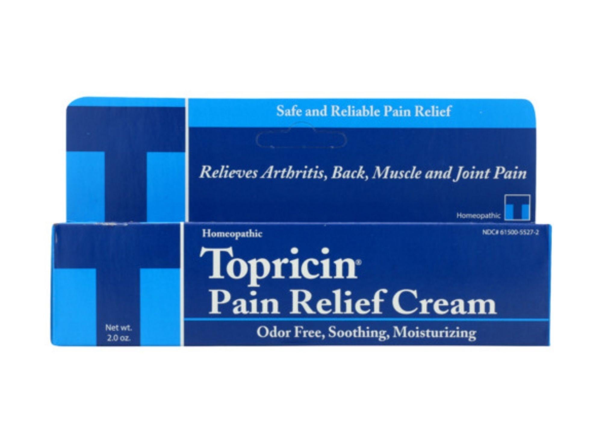 Topricin Pain Relief Cream, 2 oz