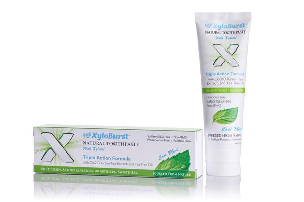 XyloBurst Natural Toothpaste with Xylitol Cool Mint - 4 oz.
