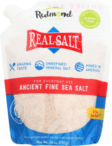 Real Salt Ancient Fine Sea Salt Refill 16 oz