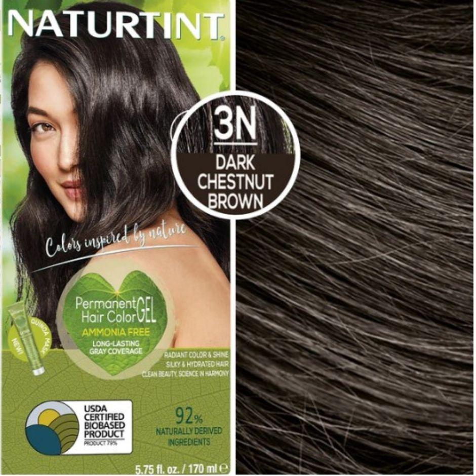Naturtint, Permanent Hair Color 3N, Dark Chestnut Brown