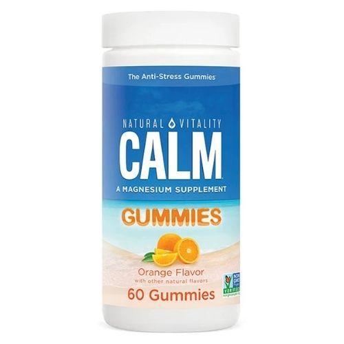 Natural Vitality Calm Gummies Orange Flavor 120 ct