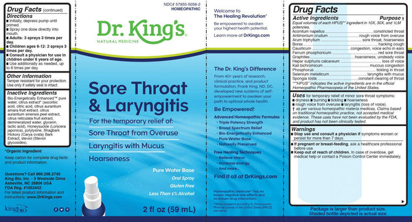 Sore Throat & Laryngitis 2 fl oz