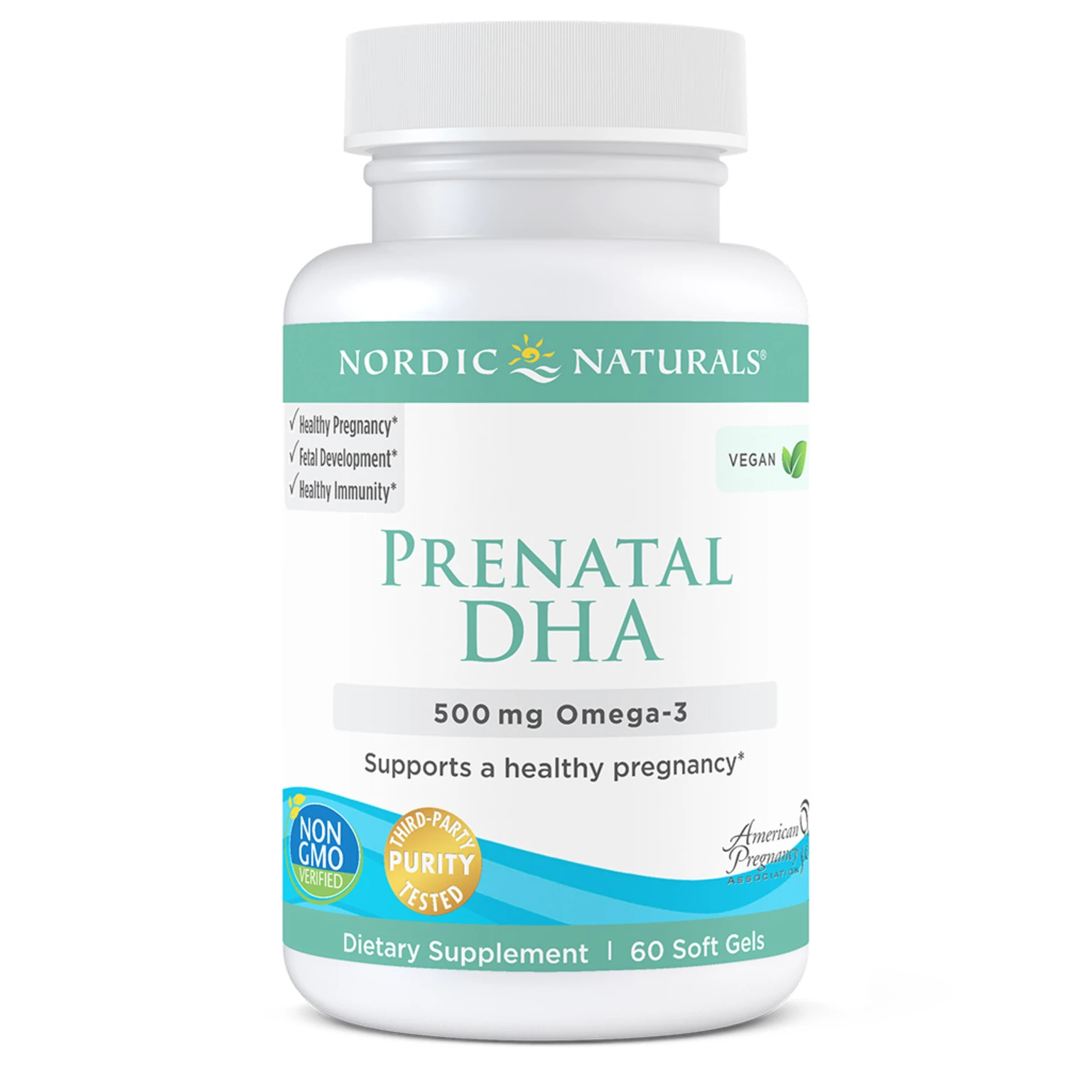 Prenatal DHA Omega 3 - 60 Softgels