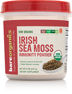 Bare Organics Irish Sea Moss Powder 8 oz