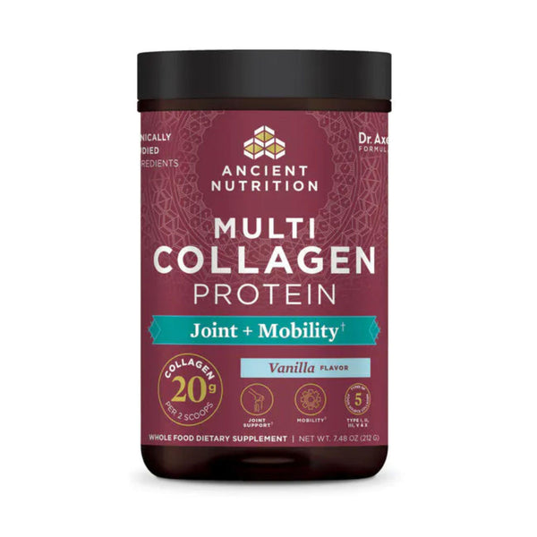 Multi Collagen Protein Powder Joint & Mobility Vanilla  8 oz