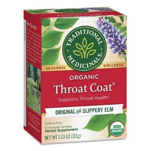 Traditional Medicinals Throat Coat, Eucalyptus Tea, 16 ct