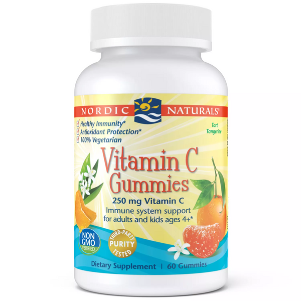 Vitamin C Gummies 250 mg Tart Tangerine - 60 Gummies