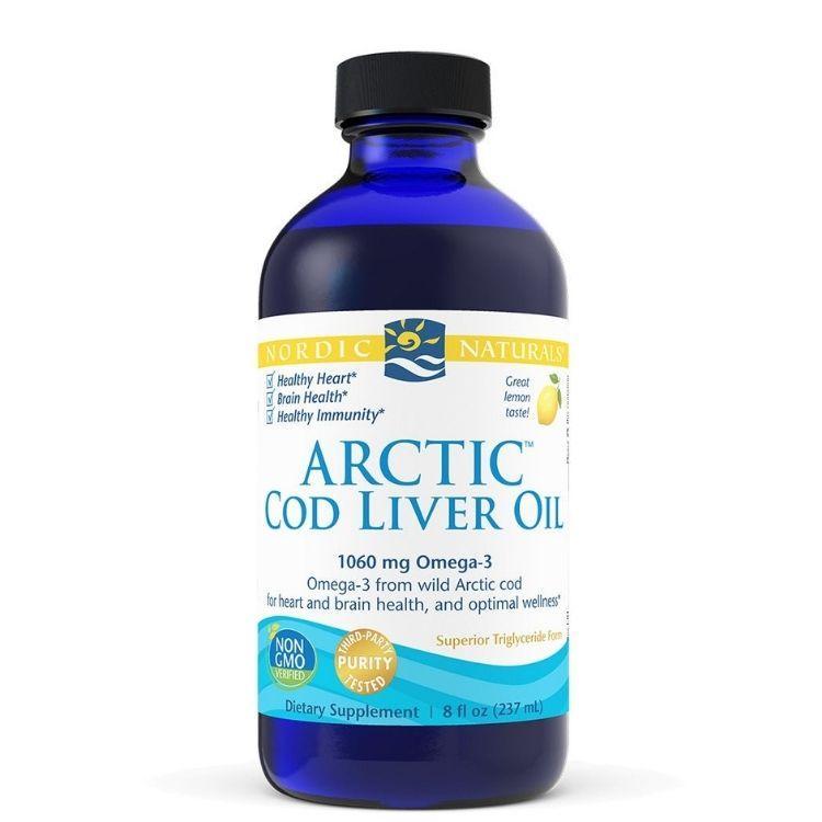 Arctic Cod Liver Oil Lemon 8 fl oz